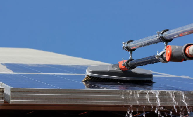 Nettoyage de panneaux solaires, Toulouges, Ambiance Energie